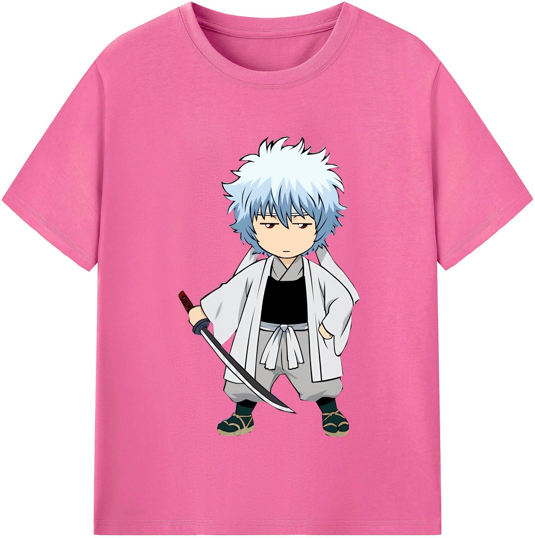（画像用） ぎんたま 坂田銀時（さかたぎんとき） 神楽 志村新八（しむら しんぱち） GINTAMA Sakata Gintoki Kagura Shimura Shinpachi レディースカジュアルプリントTシャツ（綿100％）